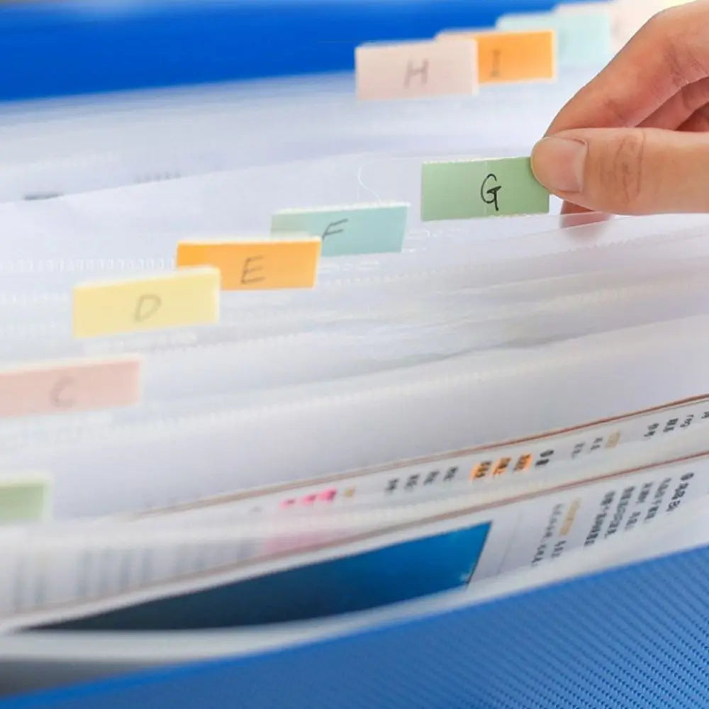 Simple Business Briefcases Expanding File Accordion Document Bag Document Organiser Storage Wallet Paper Folder