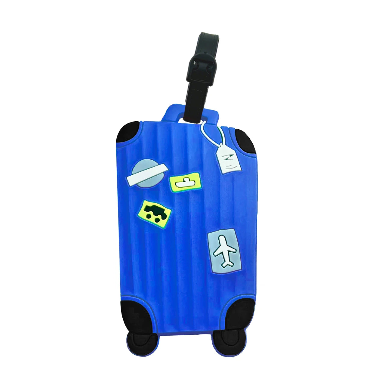 Multifunctional Anti-Loss Luggage Tag: Heavy-Duty TPU Build, Durable, Privacy-Protected, Waterproof & Boarding Pass Compatible