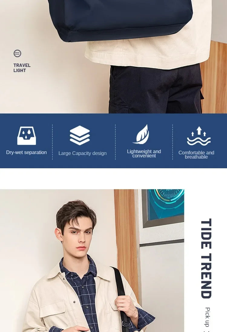 Travel Bag Men Nylon Duffle Weekend Bags Coach Tote Bag Large Size Hand Luggage Shoulder Handbags Large Capacity Travel Suitcase