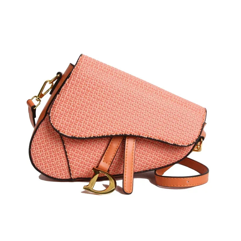 Elegant Messenger Bag for Ladies, Leather Shoulder Crossbody By Famous Designer, Women's Handbag Popular Classic