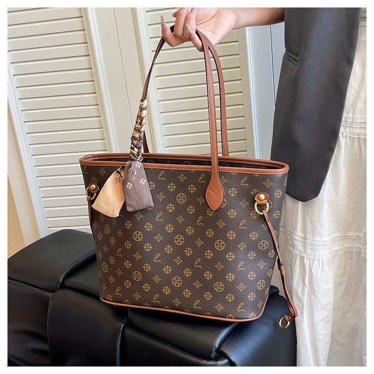 Women's Messenger Bag Leather Crossbody Handbag, Famous Designer Shoulder Tote Popular Classic Elegant Design For Outings