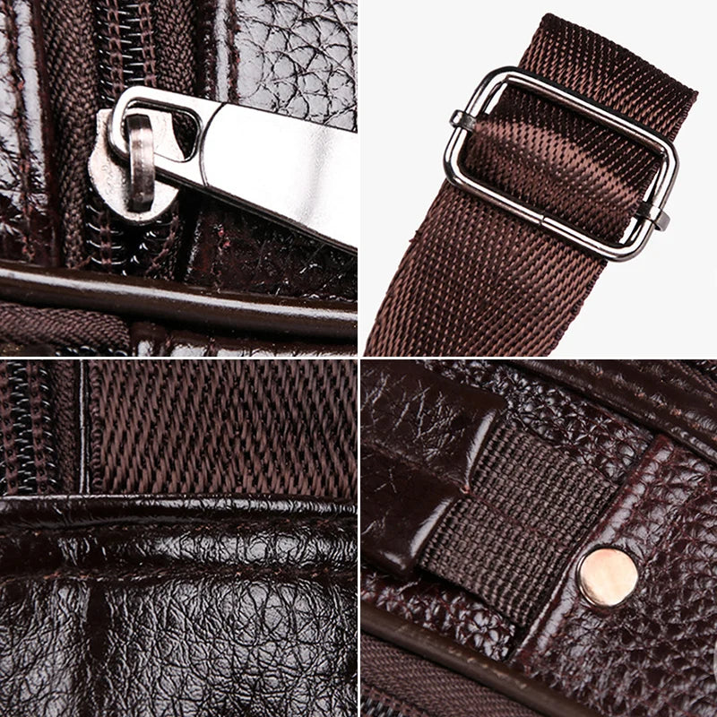 Men's Messenger Bags Hot PU Handbag Multi-functional Travel Casual Small Bags Outdoor Hiking Cycling Sport Cigarette Satchel