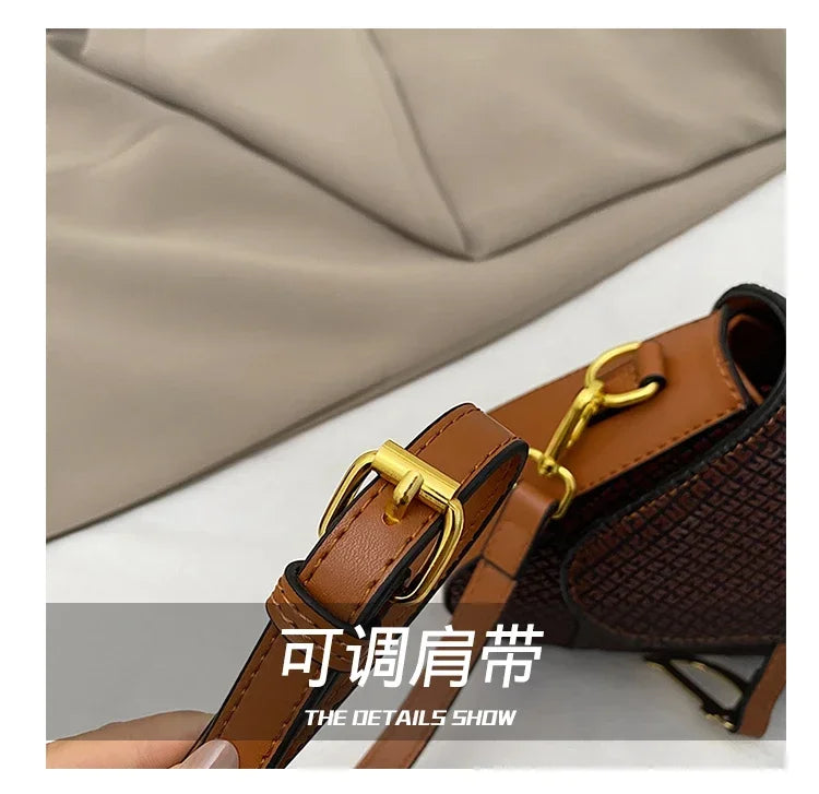 Elegant Messenger Bag for Ladies, Leather Shoulder Crossbody By Famous Designer, Women's Handbag Popular Classic