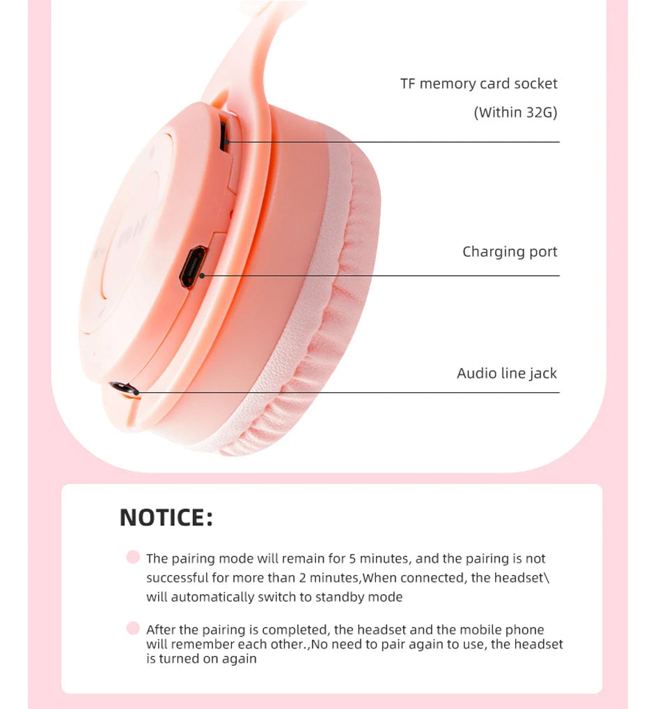 Aroefa Kids Wireless Bluetooth Headphones - Aroefa