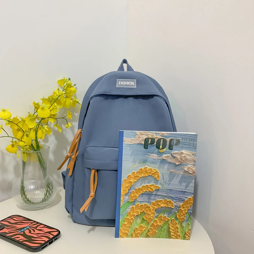 Simple Backpacks for College Students, High School Students, Junior High School Students, Casual Backpacks, Backpacks