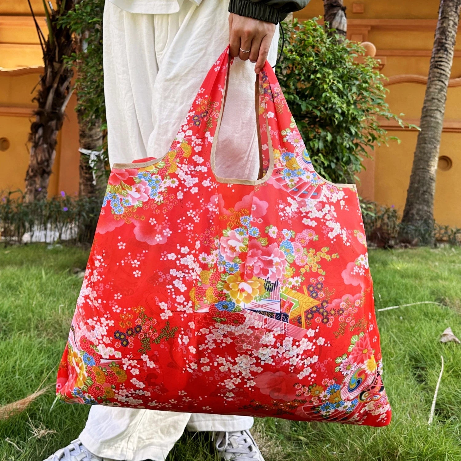 Travel Luggage Bag, Satchel Travel Luggage Bag, Foldableable and Reusable, Large Capacity, Environmentally Friendly, Lightweight Shopping Bag, Printed Pattern, Outdoor Satchel Camping Style Luggage Bag