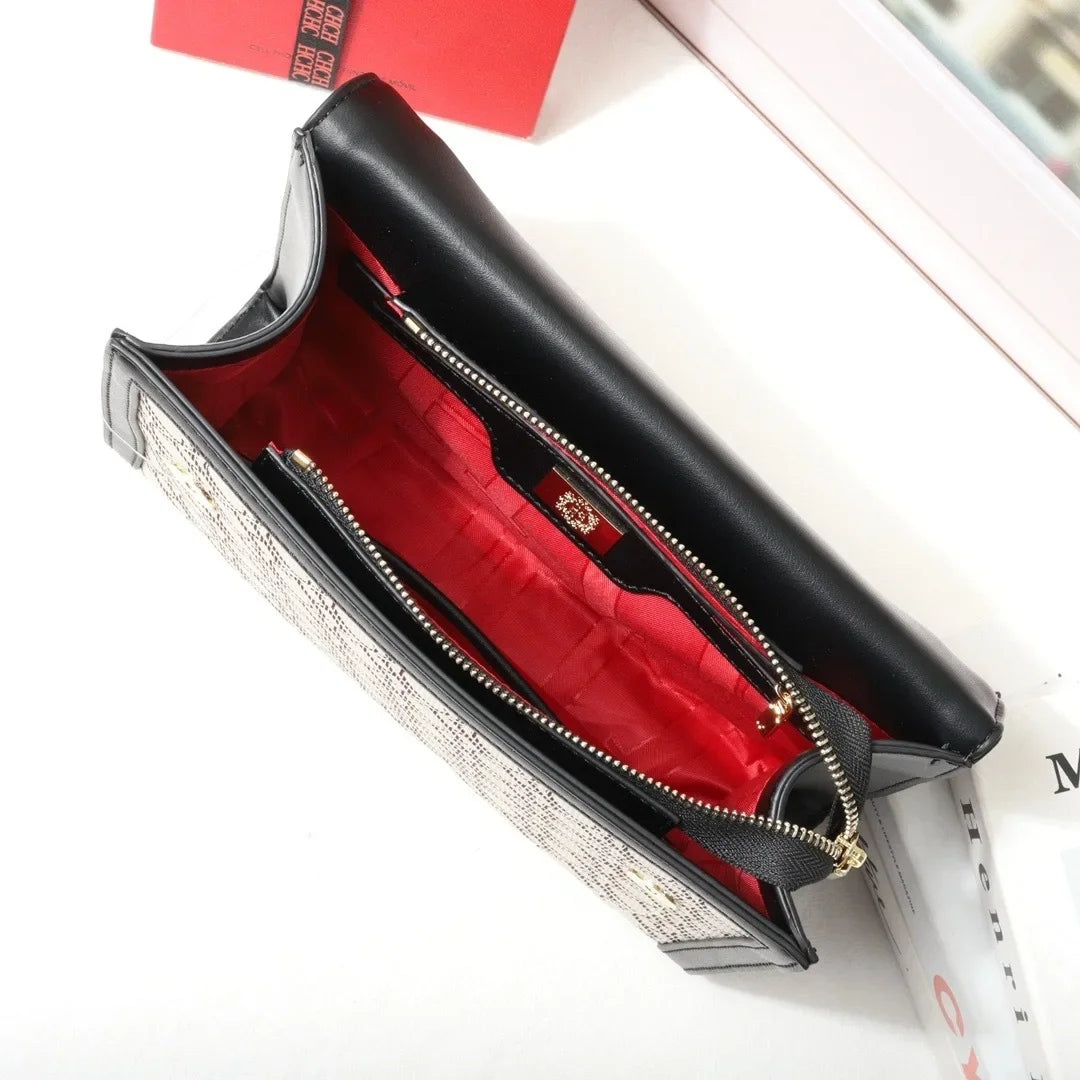 Stylish Women's Leather Messenger Bag Handbags Crossbody Shoulder Tote Classic Elegant for Ladies Luxury Brand