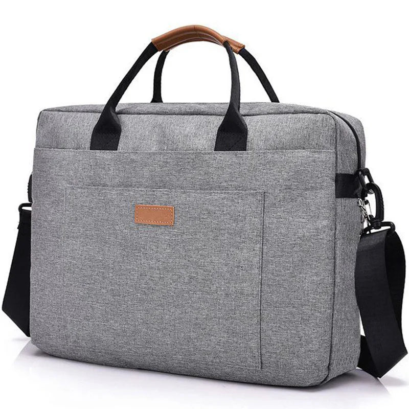 Men's briefcase for business travel, Korean version, stylish and casual Oxford cloth briefcase for computer use, business bag