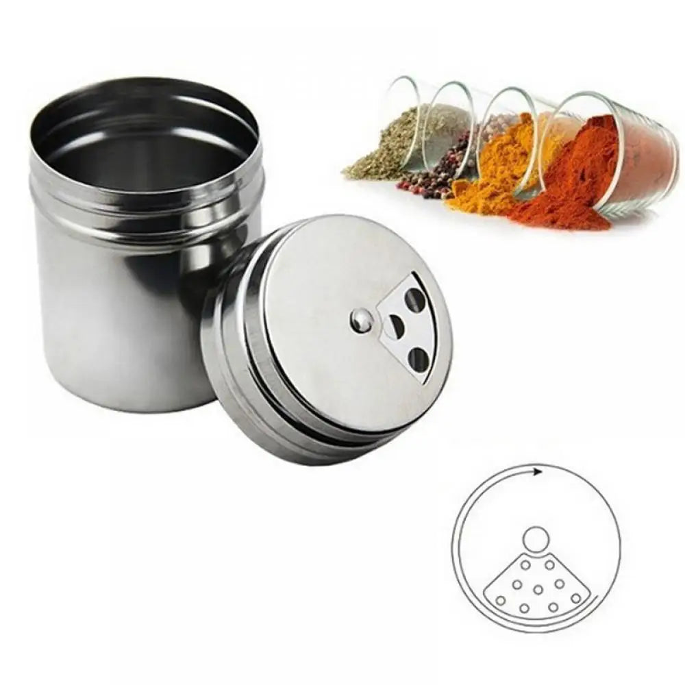 Aroefa Stainless Steel Spice & Condiment Shaker Set - Aroefa