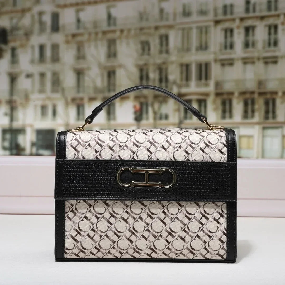 Stylish Women's Leather Messenger Bag Handbags Crossbody Shoulder Tote Classic Elegant for Ladies Luxury Brand