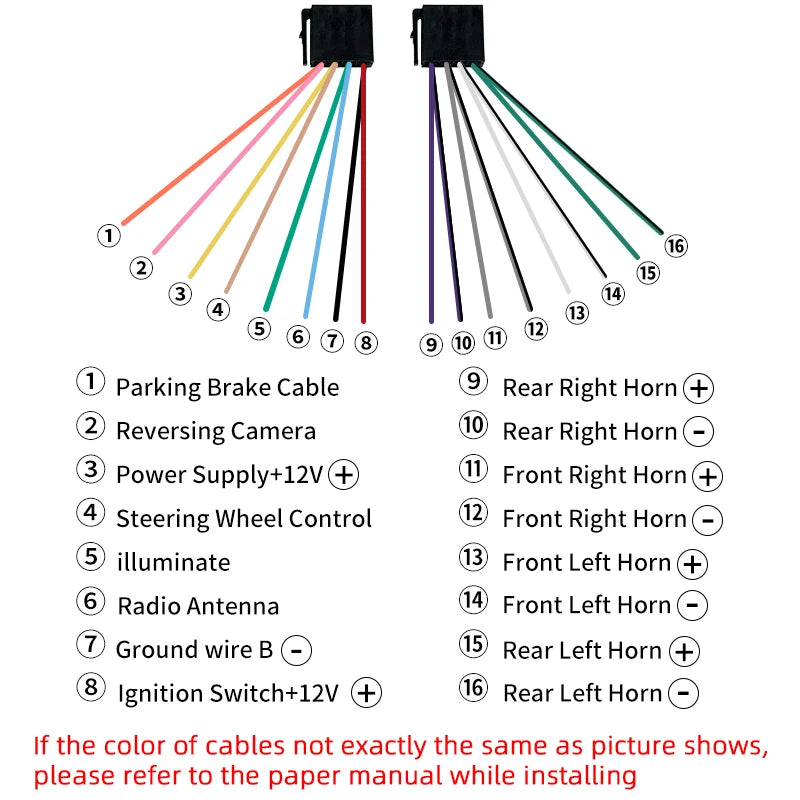 Aroefa 7“ Car Radio 1 Din Carplay Android - Aroefa