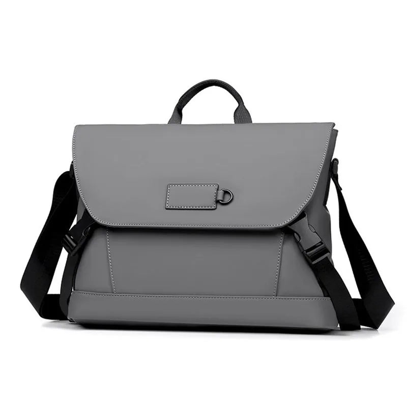 New Briefcase, High-End Business Crossbody Bag, Commuter Travel Backpack, Large-Capacity Shoulder Bag, Fashionable Water-Repellent Handbag, Laptop Bag, Solid Color Casual Bag