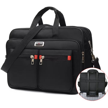 High-capacity Briefcase Business Document Information Storage Bags Weekend Travel Laptop Protection Organize Handbag Accessories