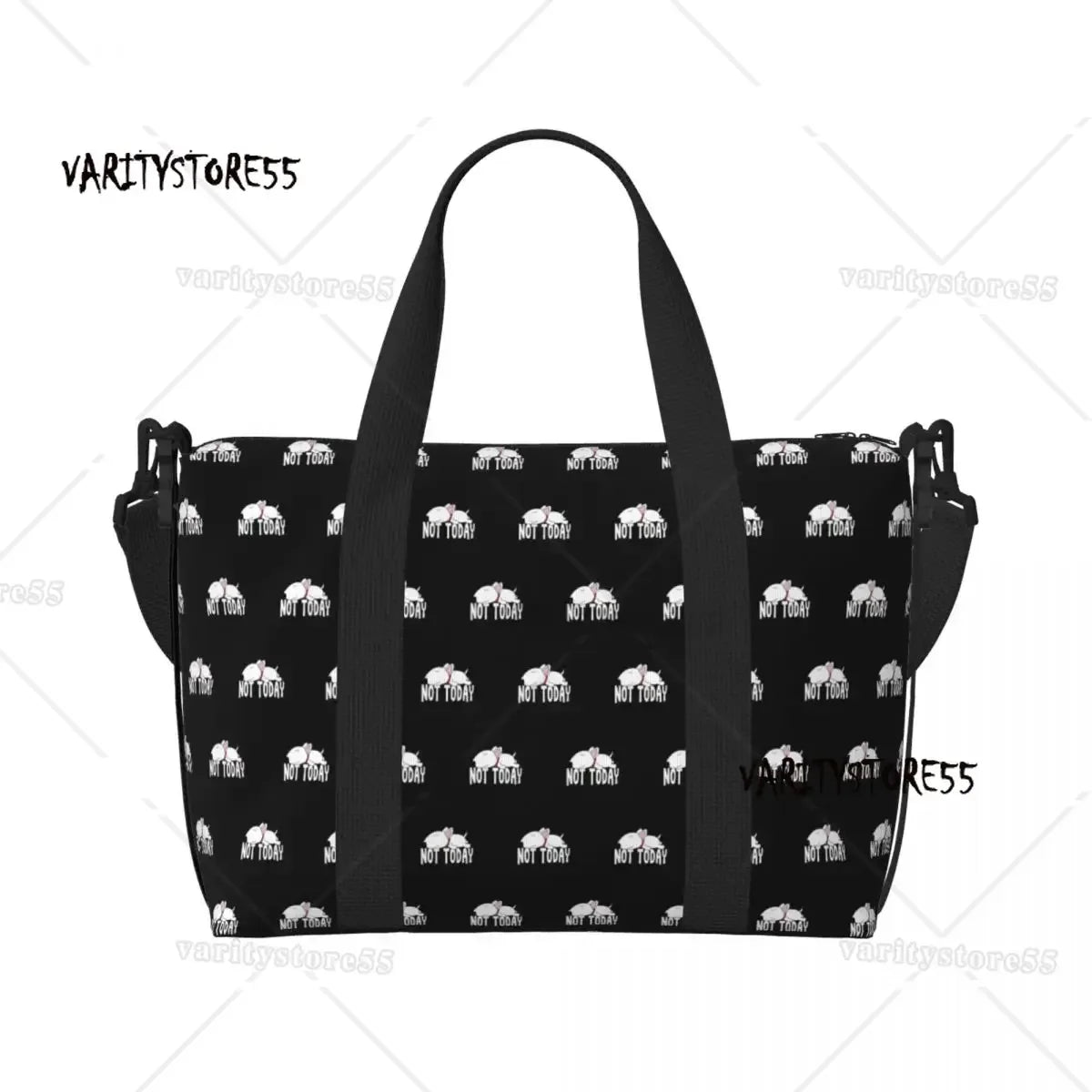 Custom Bull Terrier Dog Repeat Pattern Tote Bag Women Large Capacity Animal Beach Gym Shoulder Travel Bag
