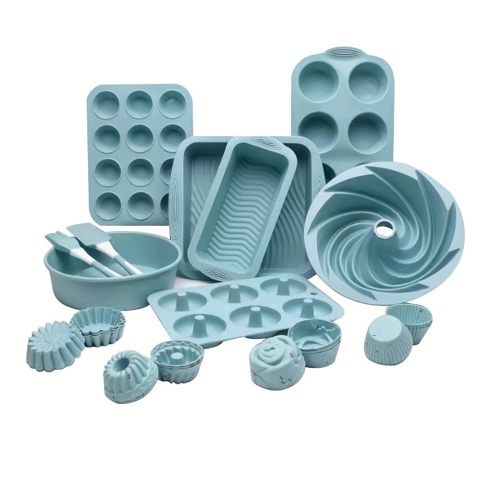 Aroefa 33pcs Silicone Baking Pan Set - Aroefa