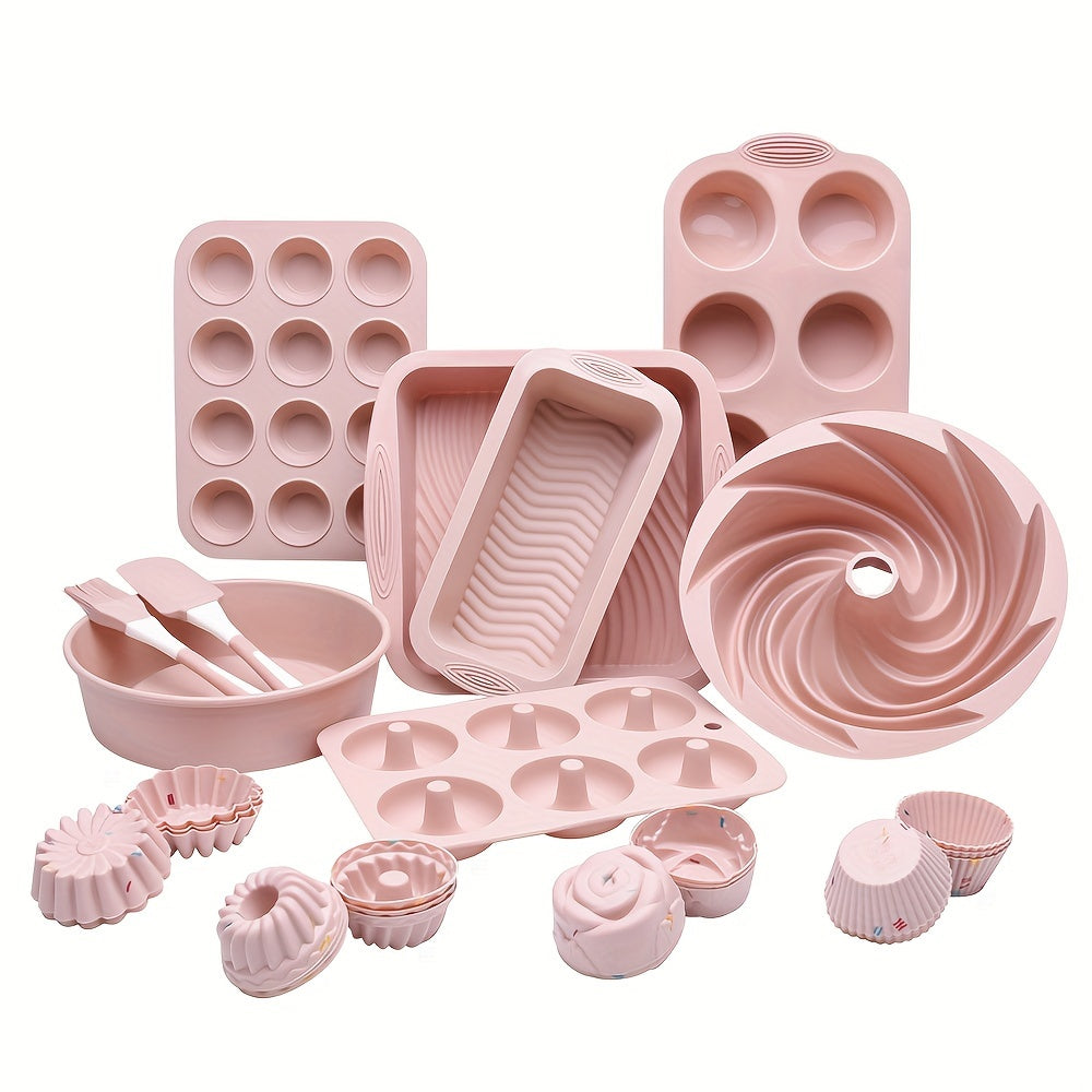 Aroefa 33pcs Silicone Baking Pan Set - Aroefa