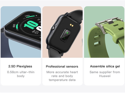 Full Screen IP68 Waterproof Ultra-Thin Smartwatch - Aroefa