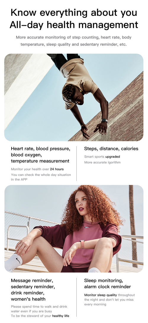 Full Screen IP68 Waterproof Ultra-Thin Smartwatch - Aroefa