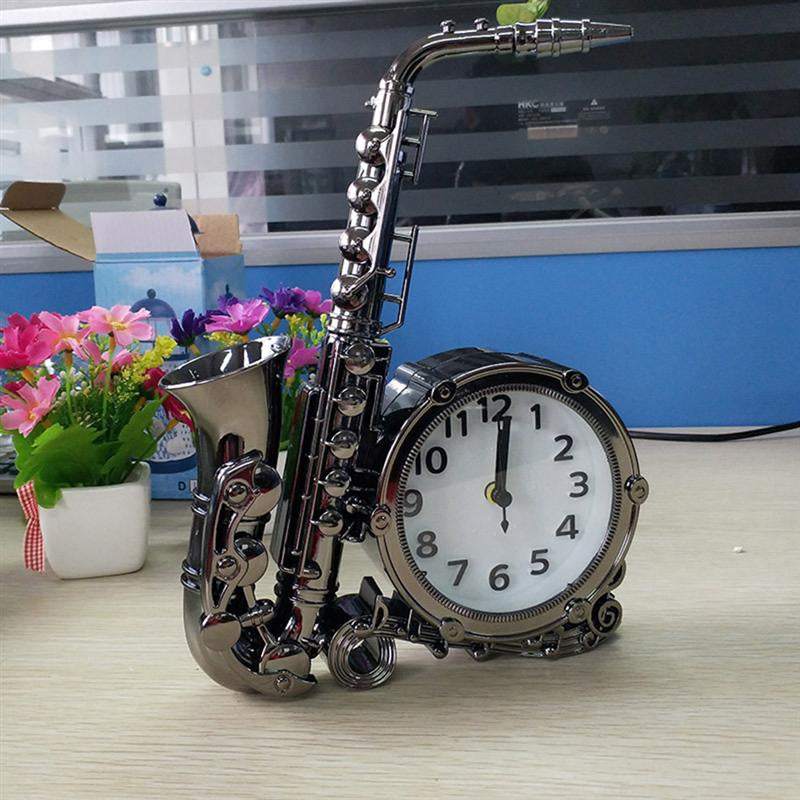 Classical European Style Saxophone Alarm Clock