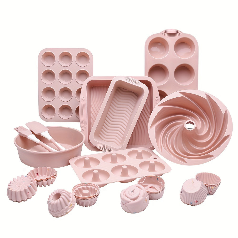 Aroefa 33pcs Silicone Baking Pan Set - Aroefa
