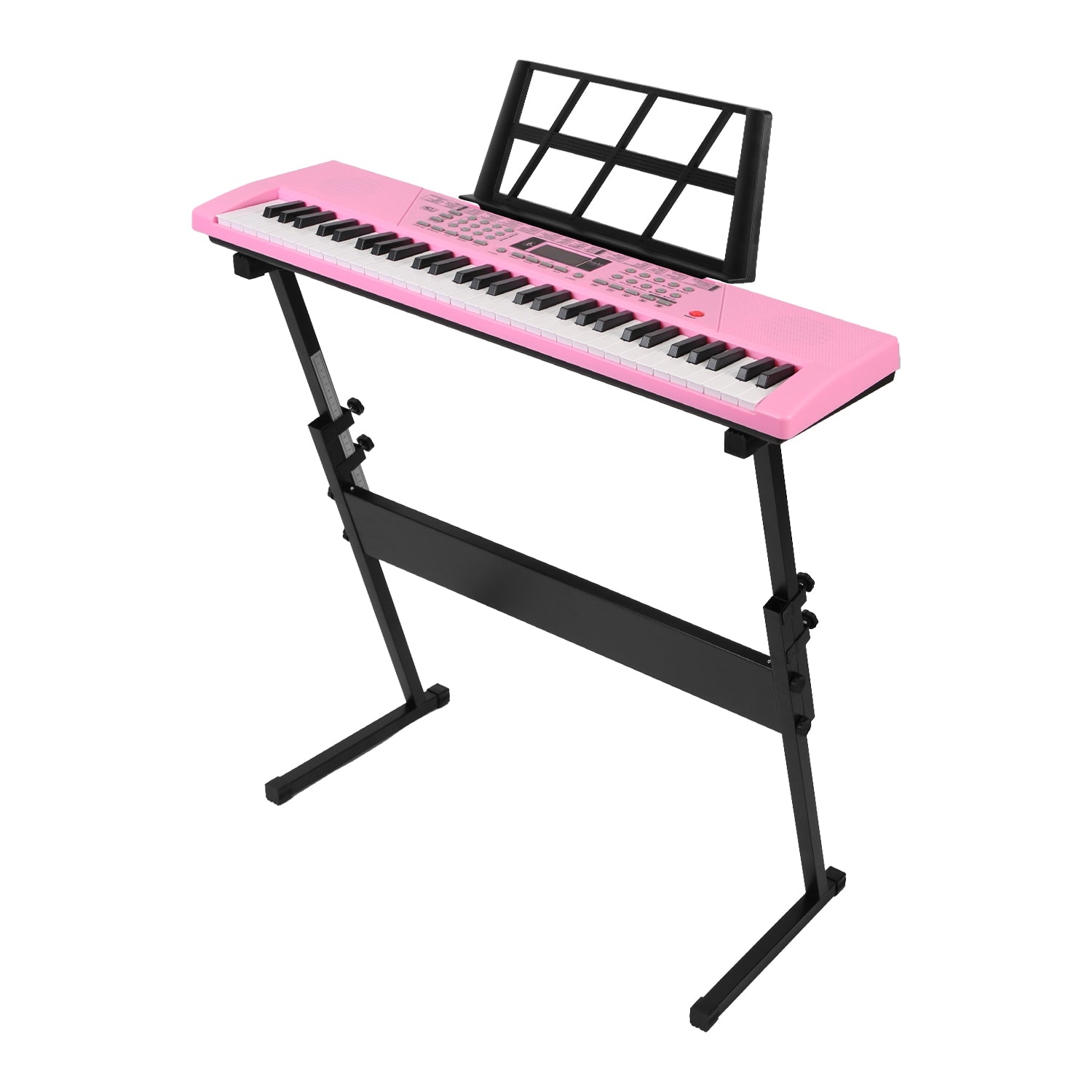 3 Types Options -- 1Pc 61 Keys Digital Music Keyboard Electric Piano Electronic Musical Instrument Kids Learning Keyboard With Microphone Stand For 3-12 Year Old Kids Girls Boys