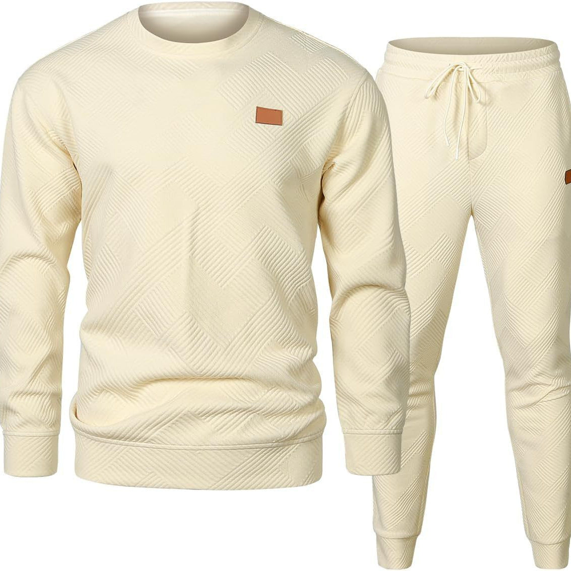 Aroefa Men’s Jacquard Sweater Set